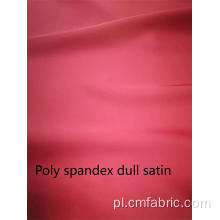 Tkany spandeks poliestrowy matowy satynowy fałszywy tkaninę octanu